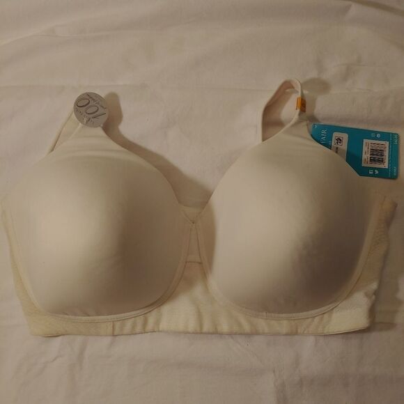 NWT Vanity Fair Women's Size 42DD Coconut White Breathable Luxe Full Figure Bra. - Picture 1 of 8